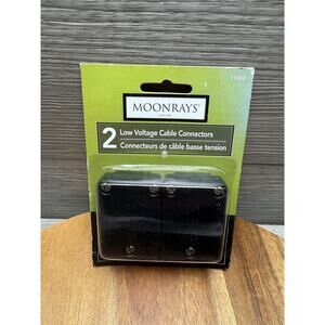 Moonrays 11604 Cable Connectors For Low Voltage Landscape Lighting 2 Pack